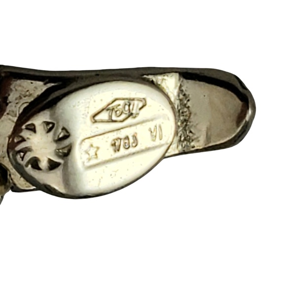 18 Karat Yellow Gold and Sapphire Pendant Enhancer #20325 - Picture 7 of 8